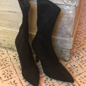 Marc Fisher women size 6.5 Sock boot black